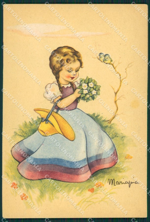 Maria Pia Girl serie 123 FG postcard cartolina KS5789 – fronte