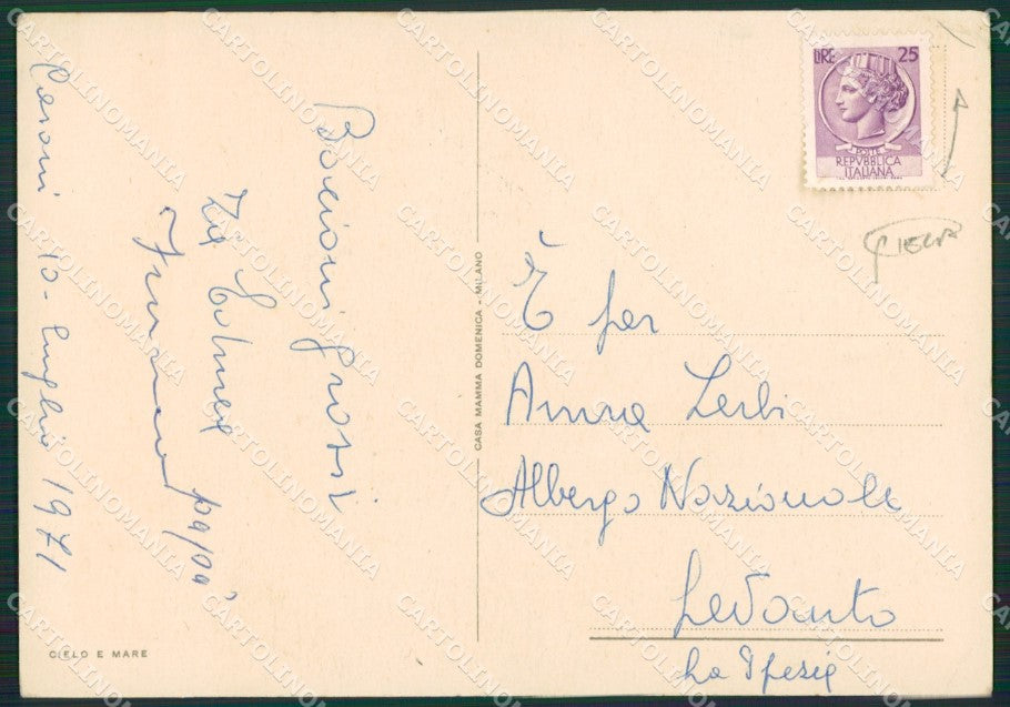 Maria Pia Children Picnic FG CREASE postcard cartolina KS5794 – retro