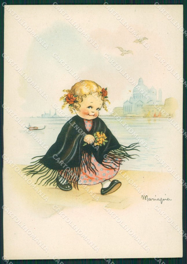 Maria Pia Girl Venezia FG postcard cartolina KS5804 – fronte