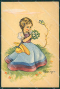 Maria Pia Girl serie 523 FG postcard cartolina KS5810 – fronte