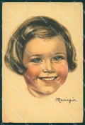 Maria Pia Girl serie 122 FG CREASE postcard cartolina KS5811 – fronte