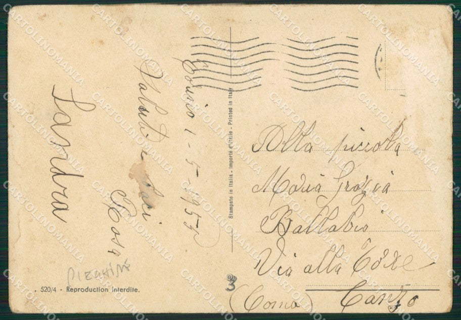 Maria Pia Children make up serie 520 FG ABRADED CREASE postcard cartolina KS5813 – retro