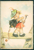 Maria Pia Girl Mountain serie 124 FG postcard cartolina KS5817 – fronte