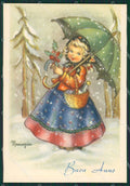 Maria Pia Girl Augurale FG postcard cartolina KS5826 – fronte