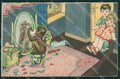 Margret Boriss Children make up Monkey CREASE postcard cartolina KS5830 – fronte