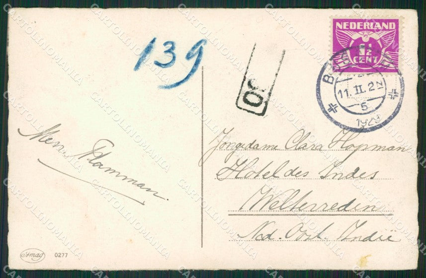 Margret Boriss Children French Bulldog Amag serie 0277 postcard cartolina KS5838 – retro