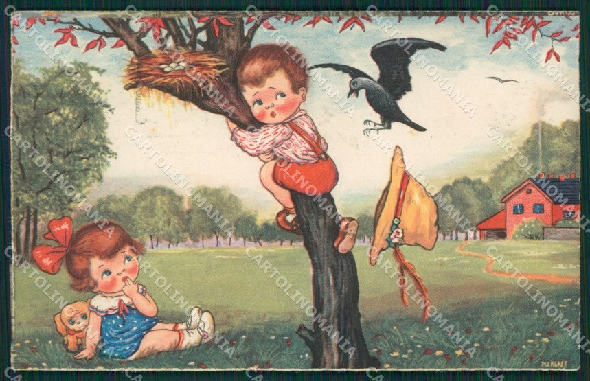 Margret Boriss Children Amag serie 0321 postcard cartolina KS5839 – fronte