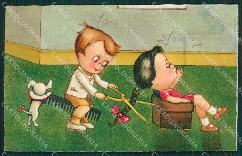 Margret Boriss Children Amag serie 1799 postcard cartolina KS5849 – fronte