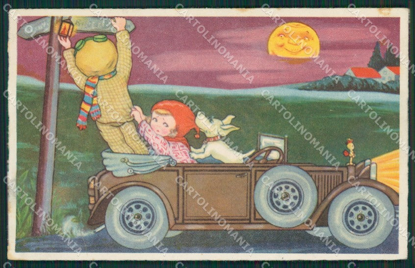 Margret Boriss Children Amag serie 0323 postcard cartolina KS5850 – fronte