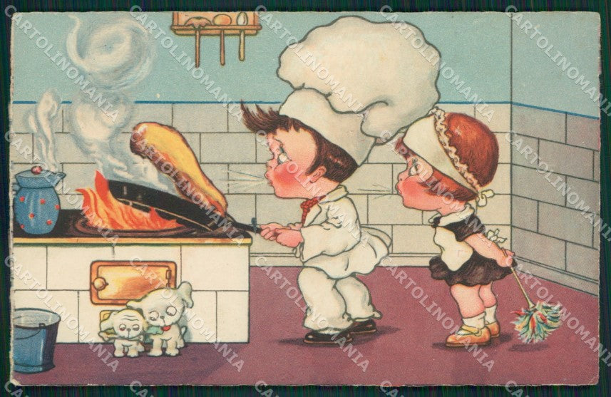 Margret Boriss Children Amag serie 0286 postcard cartolina KS5869 – fronte
