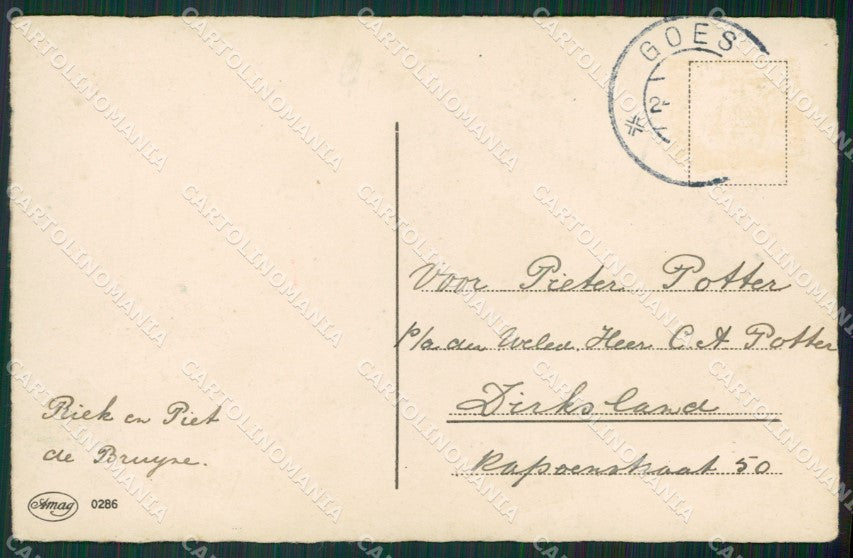 Margret Boriss Children Amag serie 0286 postcard cartolina KS5869 – retro