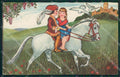 Margret Boriss Children serie 1 CREASE postcard cartolina KS5882 – fronte