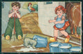 Margret Boriss Children postcard cartolina KS5918 – fronte