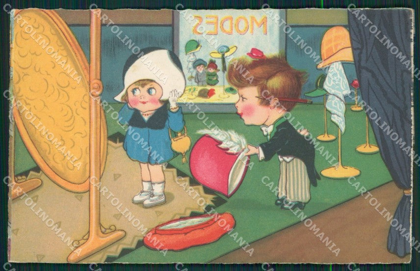 Margret Boriss Children Amag serie 0271 postcard cartolina KS5921 – fronte