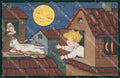 Margret Boriss Children Paper Moon serie 142 CREASES postcard cartolina KS5926 – fronte