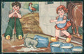 Margret Boriss Children serie 148 postcard cartolina KS5927 – fronte