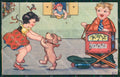 Margret Boriss Children Amag Street Organ serie 0408 postcard cartolina KS5942 – fronte