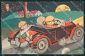 Margret Boriss Children Car Paper Moon Amag CREASE postcard cartolina KS5945 – fronte