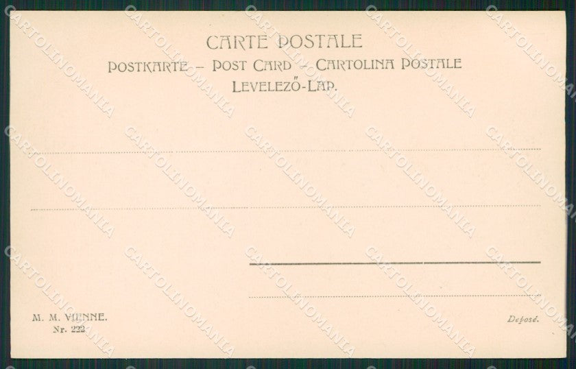 Artist Wright? Horse MM Vienne serie 222 postcard cartolina KS6041 – retro