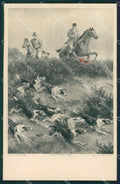 Artist Cooper Horse Fox Hunting serie 6014 postcard cartolina KS6055 – fronte