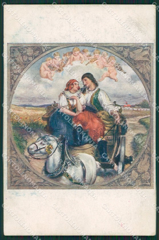 Artist Manes Horse postcard cartolina KS6101 – fronte