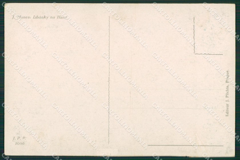 Artist Manes Horse postcard cartolina KS6101 – retro