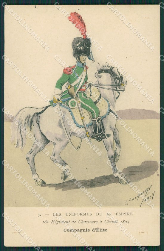 Bucquoy Soldier in Uniform Militari Horse postcard cartolina KS6105 – fronte