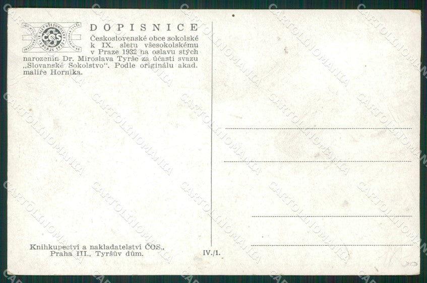 Praha Hornika Horse Soldier in Uniform Militari postcard cartolina KS6117 – retro