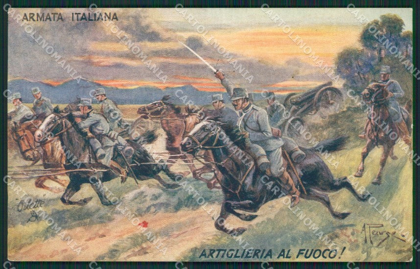 Artist Pearse Horse Soldier Uniform Militari Tuck 8822 postcard cartolina KS6120 – fronte