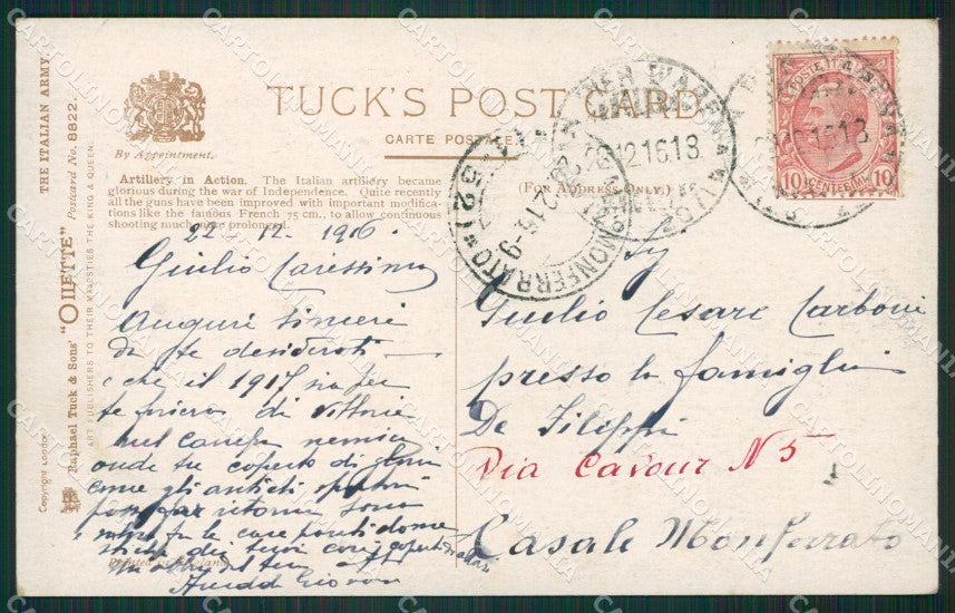Artist Pearse Horse Soldier Uniform Militari Tuck 8822 postcard cartolina KS6120 – retro