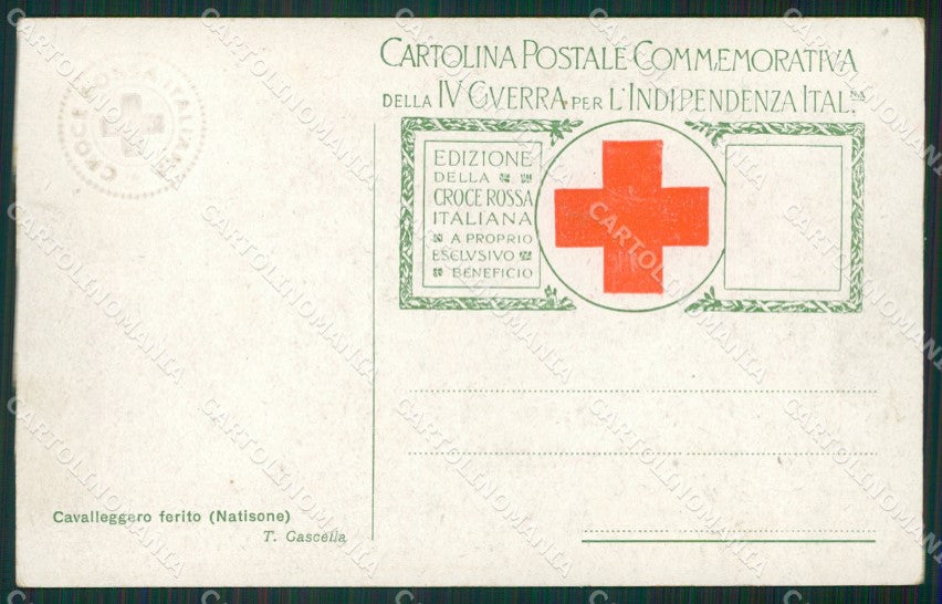 Artist Cascella Horse Soldier Uniform Militari CRI postcard cartolina KS6131 – retro