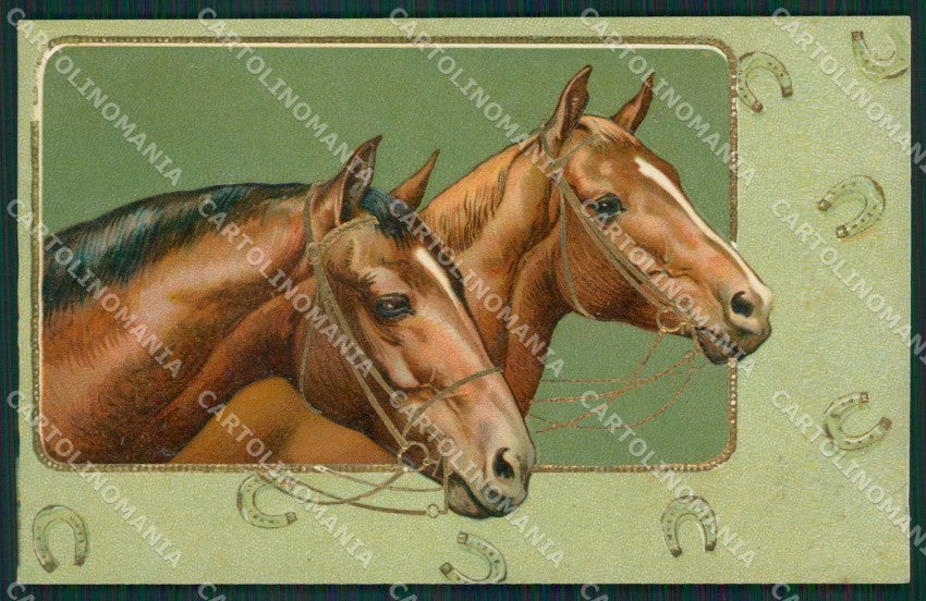 Horse Relief postcard cartolina KS6148 – fronte