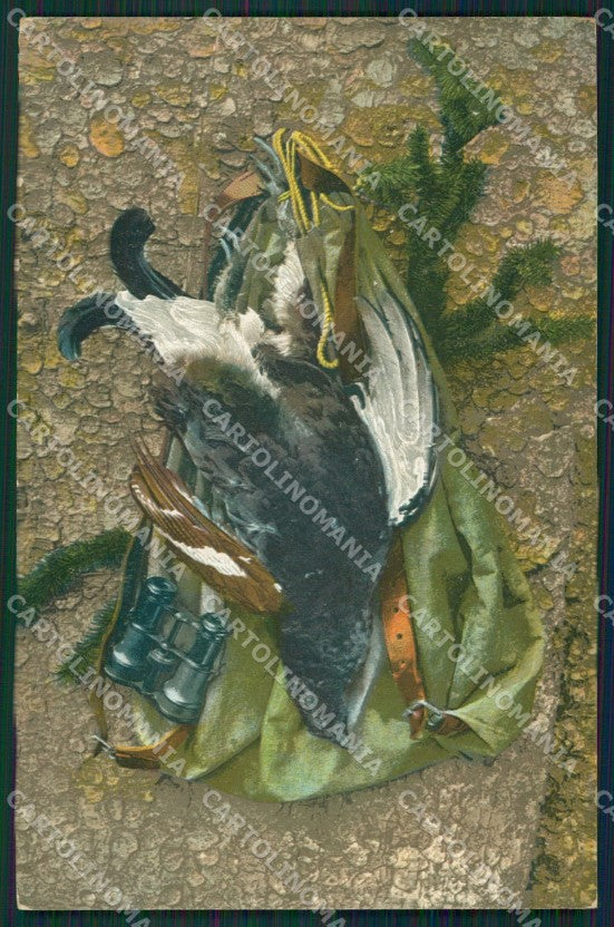 Hunting Birds Caccia Gallo Cedrone Grouse postcard cartolina KS6181 – fronte