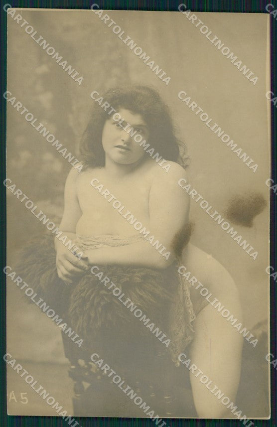 French Risque Nude Lady SPOT Real Photo postcard KS6446 – fronte