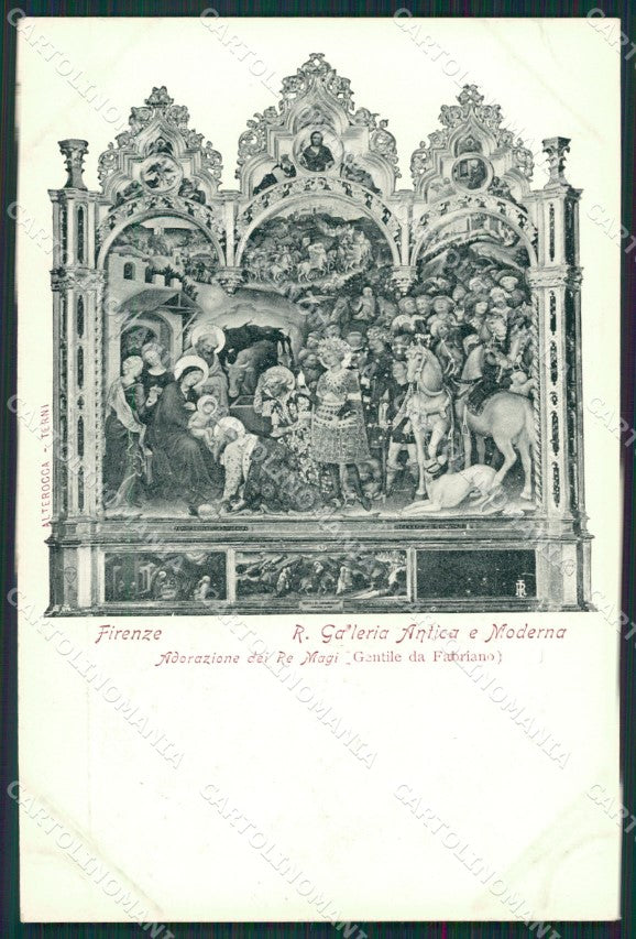 Firenze Gentile da Fabriano Alterocca cartolina KS6824 – fronte