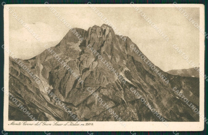 L'Aquila Morpurgo Gran Sasso Monte Corno CAI cartolina KS6829 – fronte