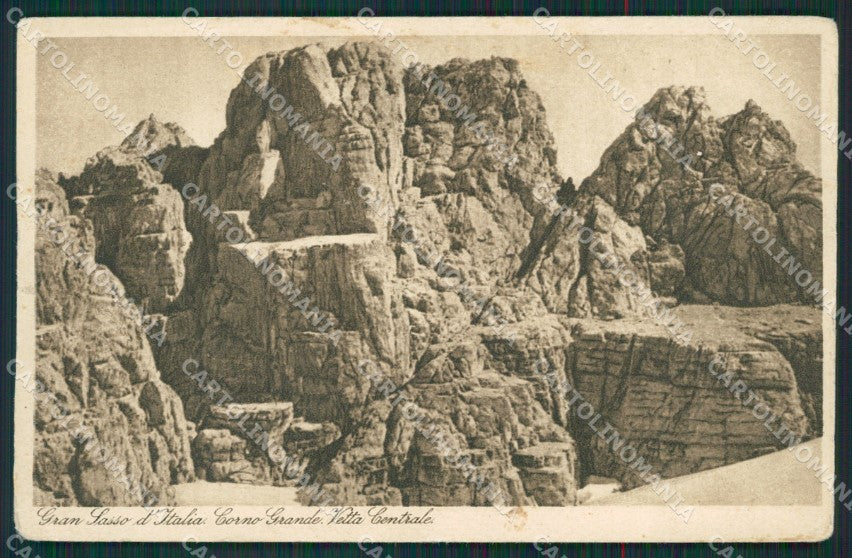 L'Aquila Morpurgo Gran Sasso Corno Grande CAI PIEGHE cartolina KS6831 – fronte