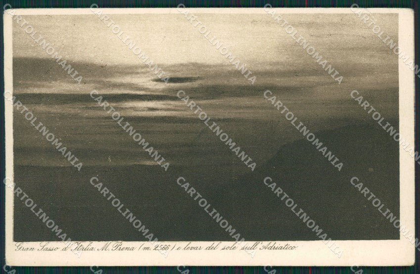 L'Aquila Morpurgo Gran Sasso Monte Prena CAI STRAPPO cartolina KS6832 – fronte