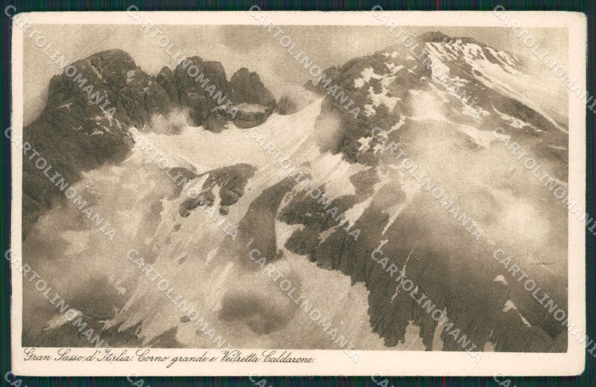 L'Aquila Morpurgo Gran Sasso Corno Grande CAI cartolina KS6836 – fronte