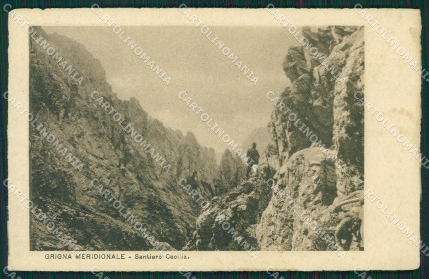 Lecco Grigna Meridionale CAI Sentiero Cecilia cartolina KS6854 – fronte