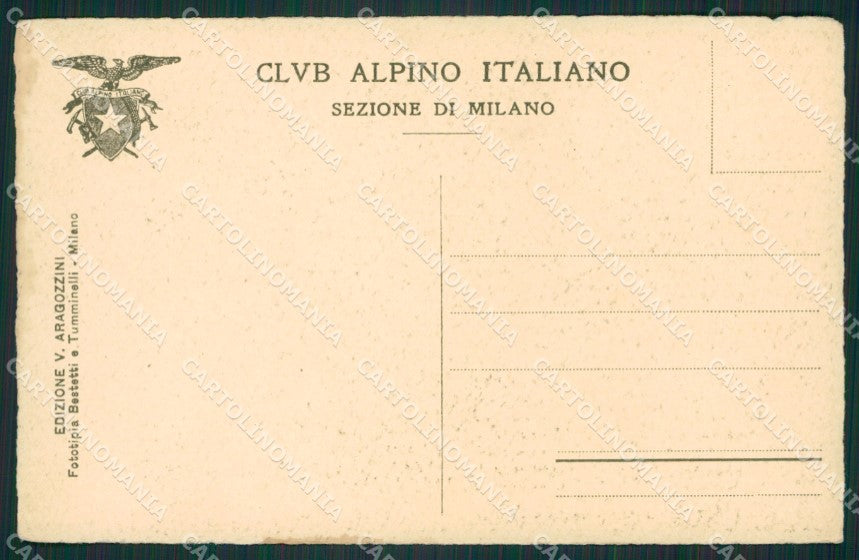 Lecco Grigna Meridionale CAI Sentiero Cecilia cartolina KS6854 – retro