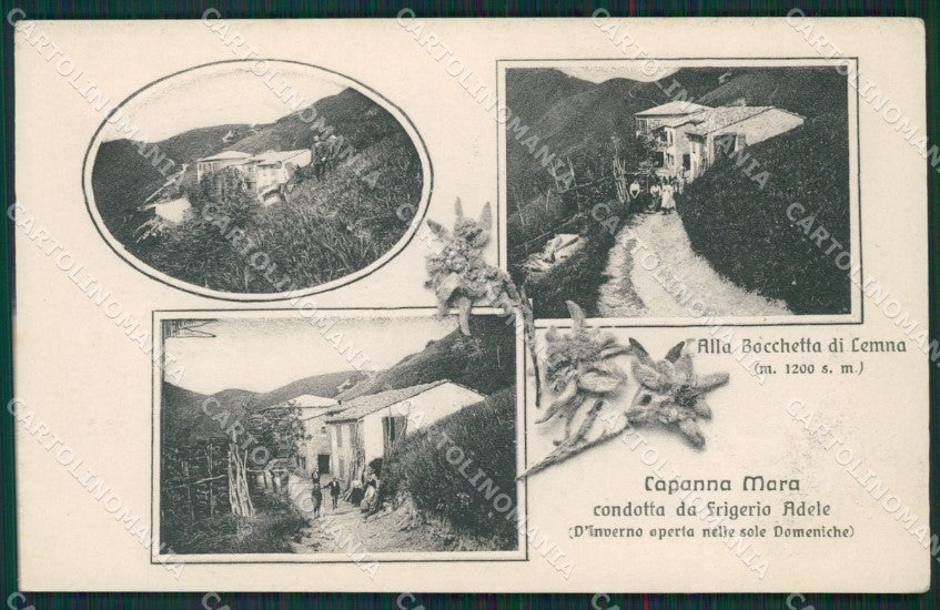 Como Bocchetta di Lemma Stella Alpina Capanna Mara cartolina KS6869 – fronte