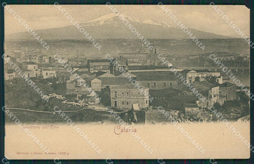 Catania Città Etna cartolina KS6876 – fronte