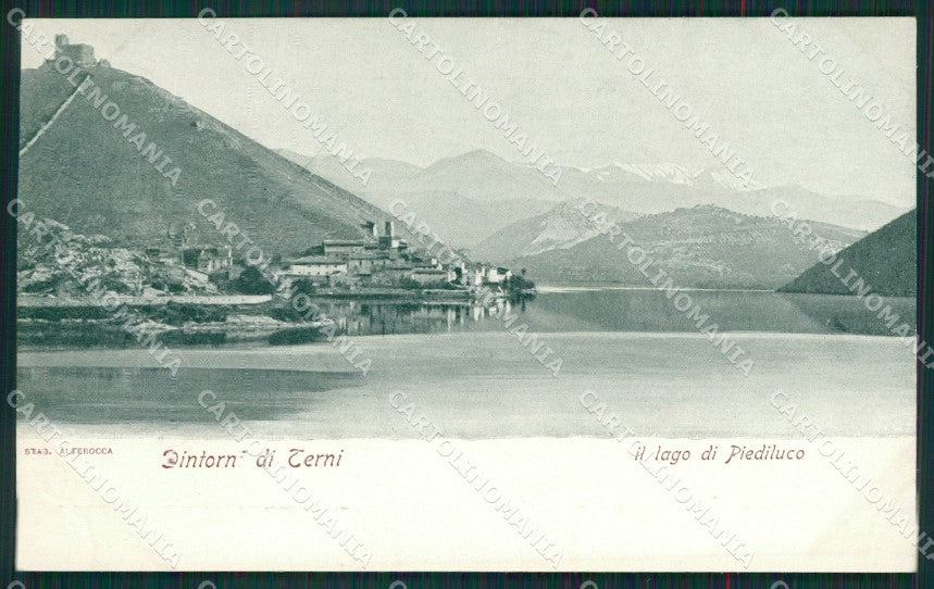 Terni Lago di Piediluco Alterocca cartolina KS6877 – fronte