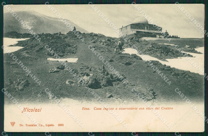 Catania Nicolosi Etna Casa Inglese cartolina KS6892 – fronte