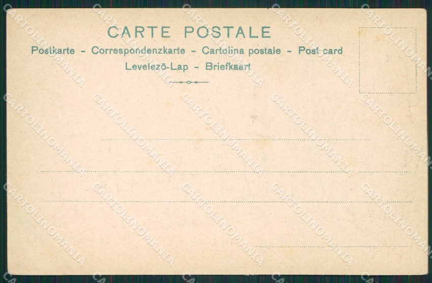 Genova Lecco Chiavenna Gravedona Menaggio Ferrovia Biglietti cartolina KS6902 – retro