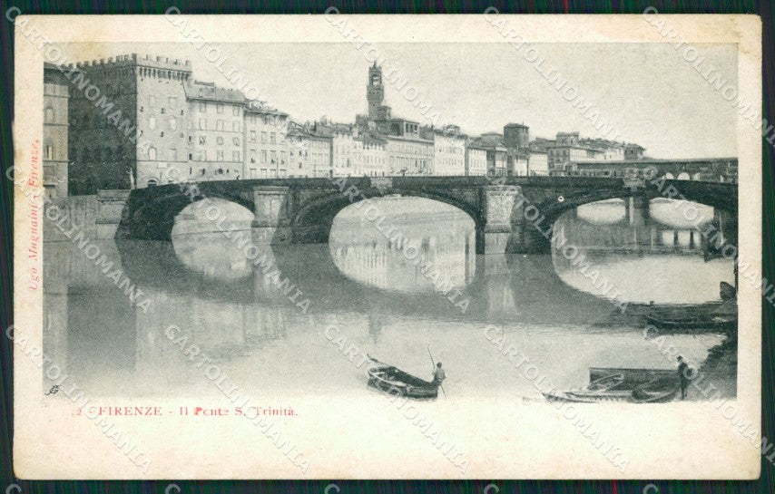 Firenze Città Ponte Trinità cartolina KS6913 – fronte
