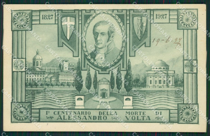 Como Città Volta Commemorativa Centenario Morte cartolina KS6914 – fronte