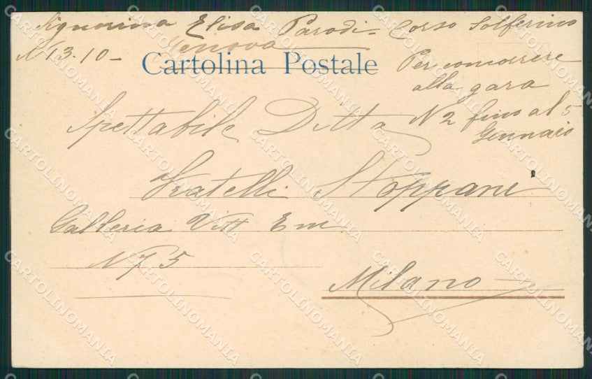 Napoli Vesuvio Vulcano cartolina KS6916 – retro