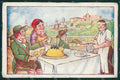 Bergamo Città Polenta Costumi STRAPPINI cartolina KS6923 – fronte